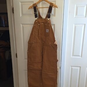 Carhartt Tan Work Overalls